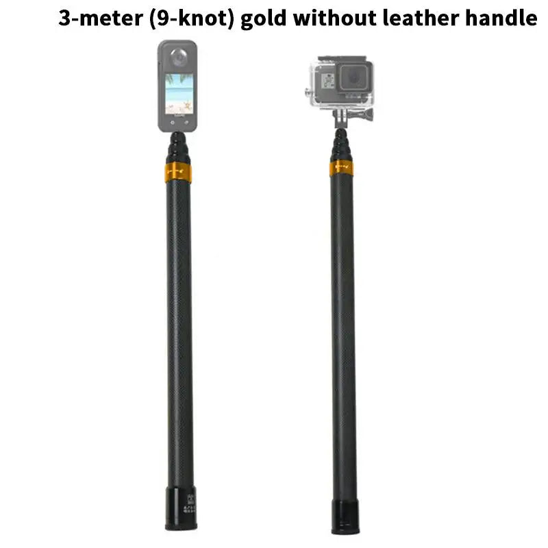 Carbon Fiber Selfie Stick Camera Extension Ultra Long Invisible Extension Stick Selfie Stick