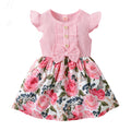 1-5 Years Little Girl Princess Dress Clothing Baby Girl Sleeveless Floral Fashion Dress Children Girl Daily Holiday Clothes