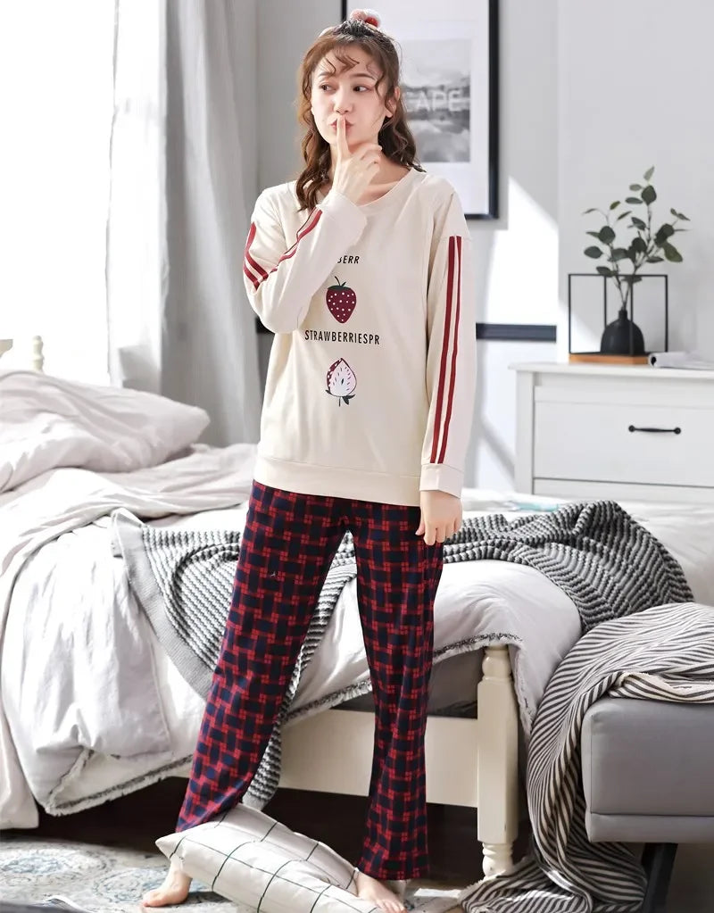 Breastfeeding Pajamas Breast Feeding Nightwear Maternity Nursing Pajama Sets Autumn Maternity Nursing Sleepwear Pregnancy Pyjama