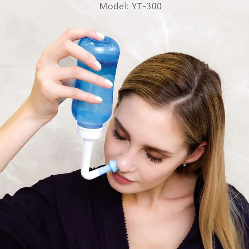 300/500ML Nose Wash Cleaner Nasal Irrigator Rinse Bottle Nose Protector Avoid Allergic Rhinitis For Adults Children Neti Pots