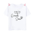 Big Sister Big Brother in Progress French Printed T-shirt Pregnant  Announcement Shirt  Kids Tshirt Tops Boys Girls Summer Tee