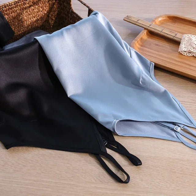 2026 Summer Women Satin Tank Tops Sexy Spaghetti Strap V-Neck Sleeveless Vintage Harajuku Streetwear Tops For Girls