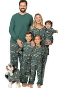 Christmas Pajamas Set for Family/Couples/Kids 2026 New Year's Costumes Allover Print Full Sleeve O Neck Sleepwear 2 Pieces Suit