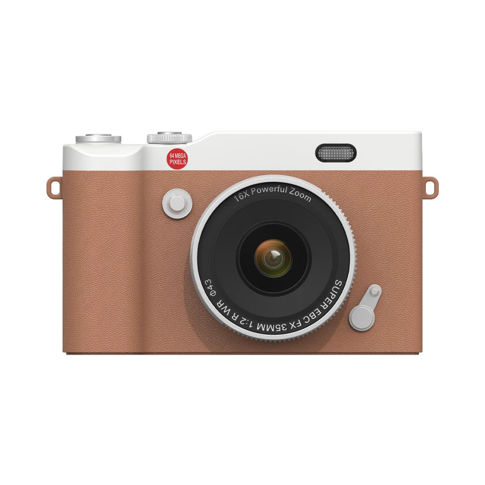 Magecam Compact Digital Camera 180° Flip 2.4'' Screen CCD Digital Camera HD Retro Camera Outdoor Travel Photo Recorder Gift