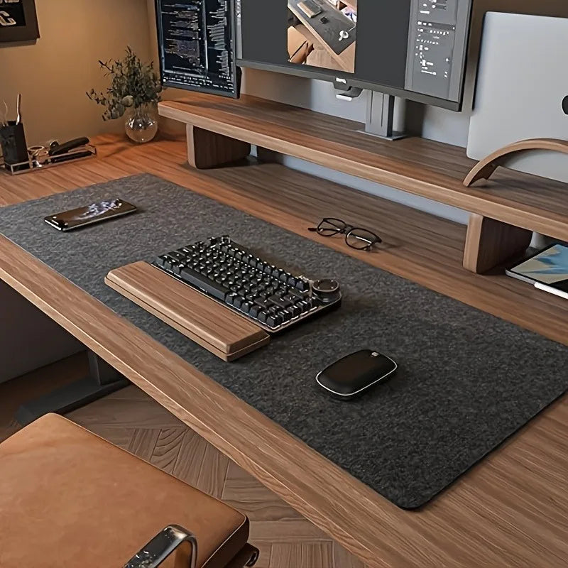 1pc Extra Large Felt Mouse Pad - Extra Large Non-Slip Mouse Pad for Gaming & Computer Keyboard, Office Desk Mat,Desk Pad,Deskpad