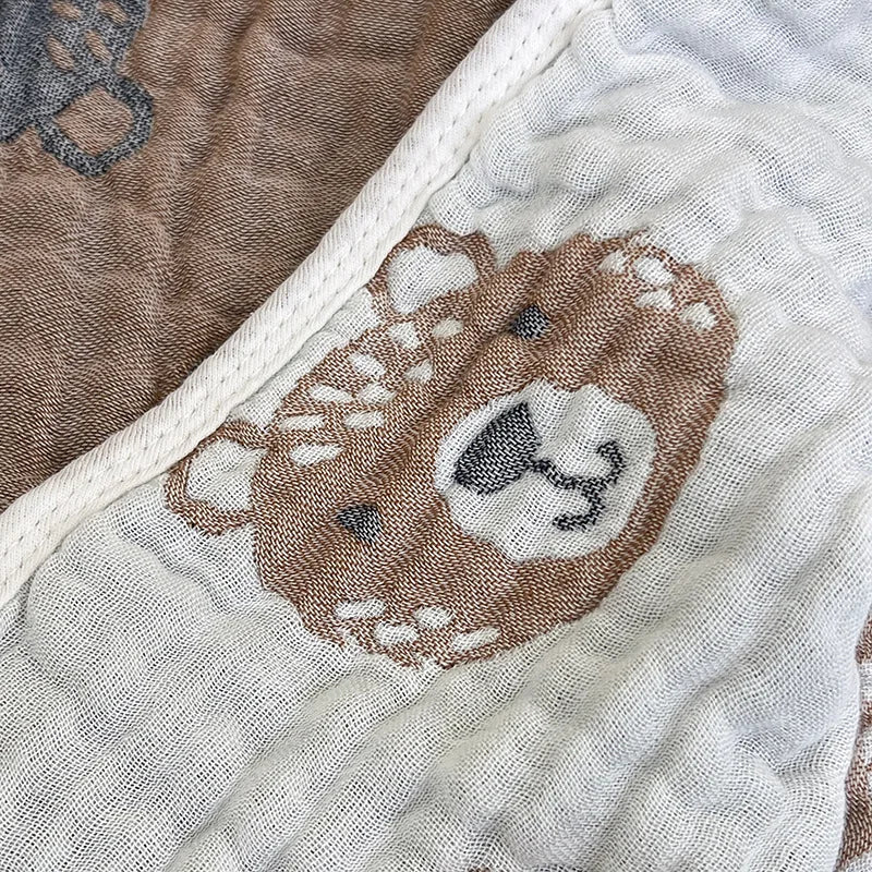 Baby Muslin Blanket Newborn Swaddle Blanket For Boys Girls Bamboo Soft Nursery Receiving Blanket For Bed Crib Quilt Bath Towel