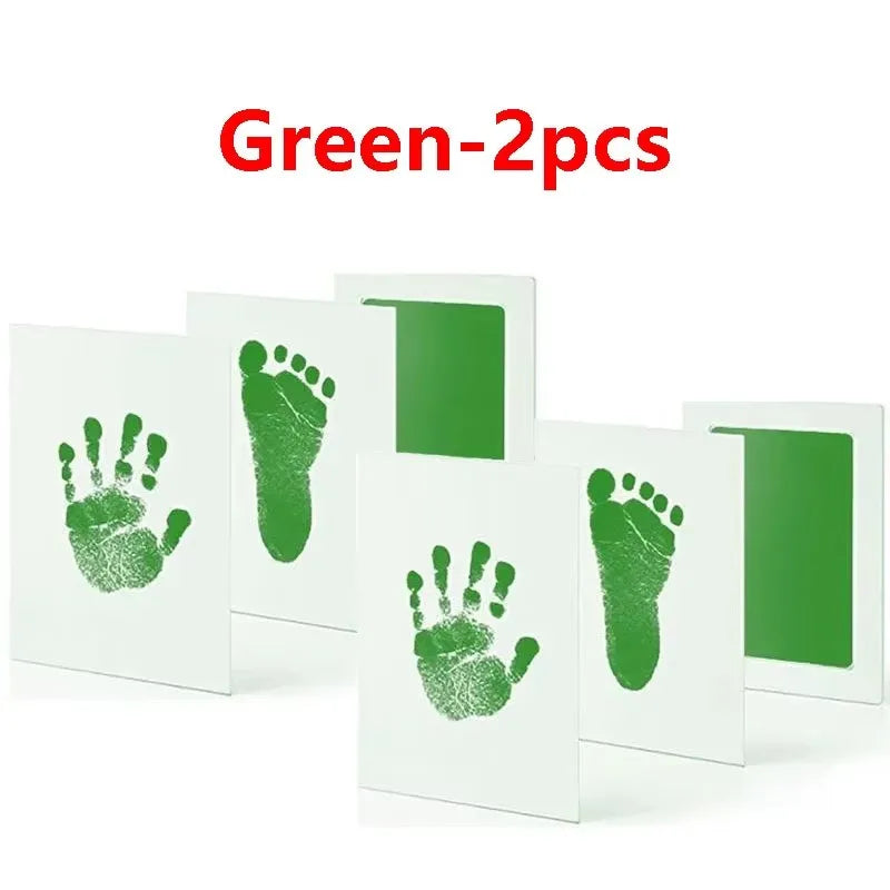 Environmental-friendly Baby Care Non-Toxic Baby Handprint Footprint Imprint Kit Baby Souvenirs Casting Newborn Footprint inkpad