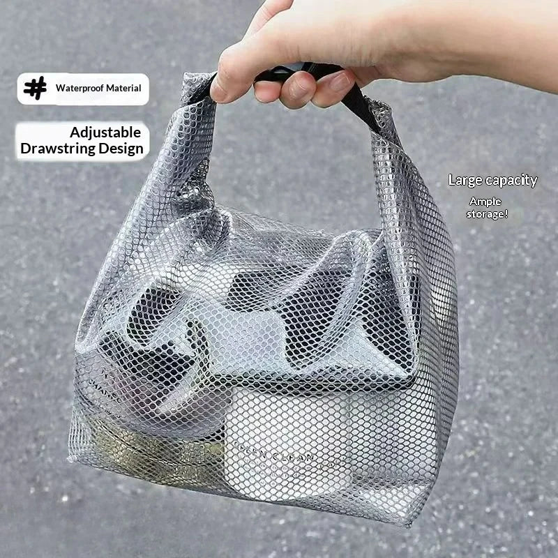 Handheld Waterproof Storage Bag Portable Sealing Swimming Bag Large Capacity Washing Bag Fitness Clothing Cosmetic Handbag