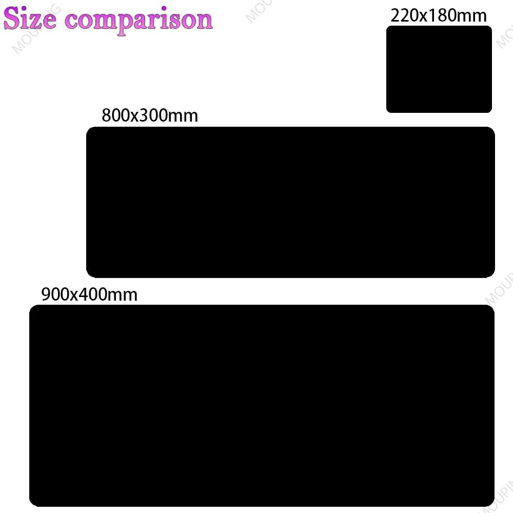 Large Japan White Skull Gaming Mouse Pad Thick Non Slip Rubber Stitched Edge Oversized Desk Mat For PC Gamer Laptop Durable