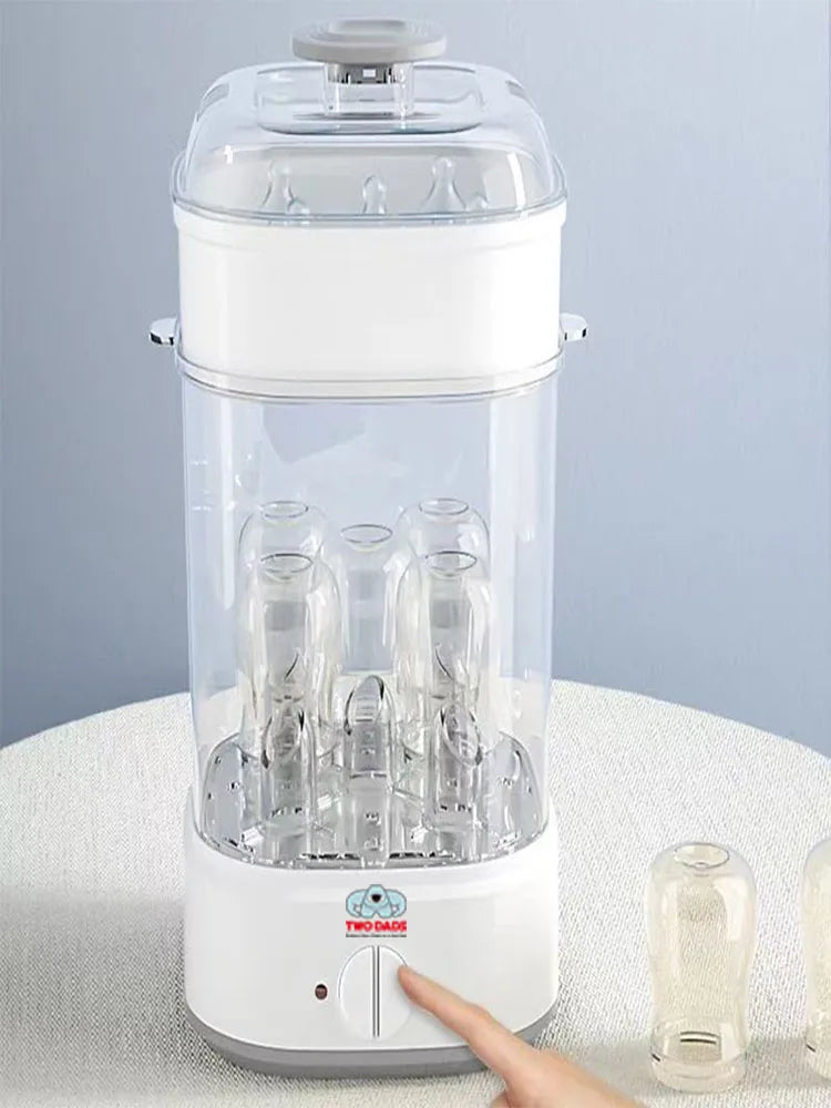 TWO DADS Baby Feeding Bottle Warmer & Sterilizers Food Milk Warmers Bottle Steam Sterilizer Electric