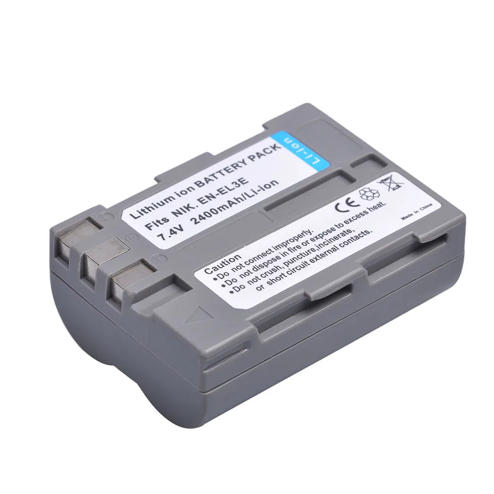 2400mAh EN-EL3e Battery EN EL3e EL3a ENEL3e Camera Battery for Nikon D300S D300 D100 D200 D700 D70S D80 D90 D50 L50 Accessories