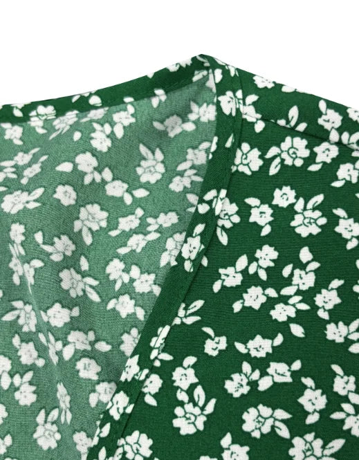【Plus Size】 Floral Print Dress, Boho Fashion Casual Dress for Beach Holiday Vacation, Women's Plus Size Clothing for Summer