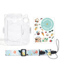 Camera bag For Fujifilm Instax Mini 12 Case Transparent Photo Storage Protective Cover Camera Stand Diy Sticker Sets