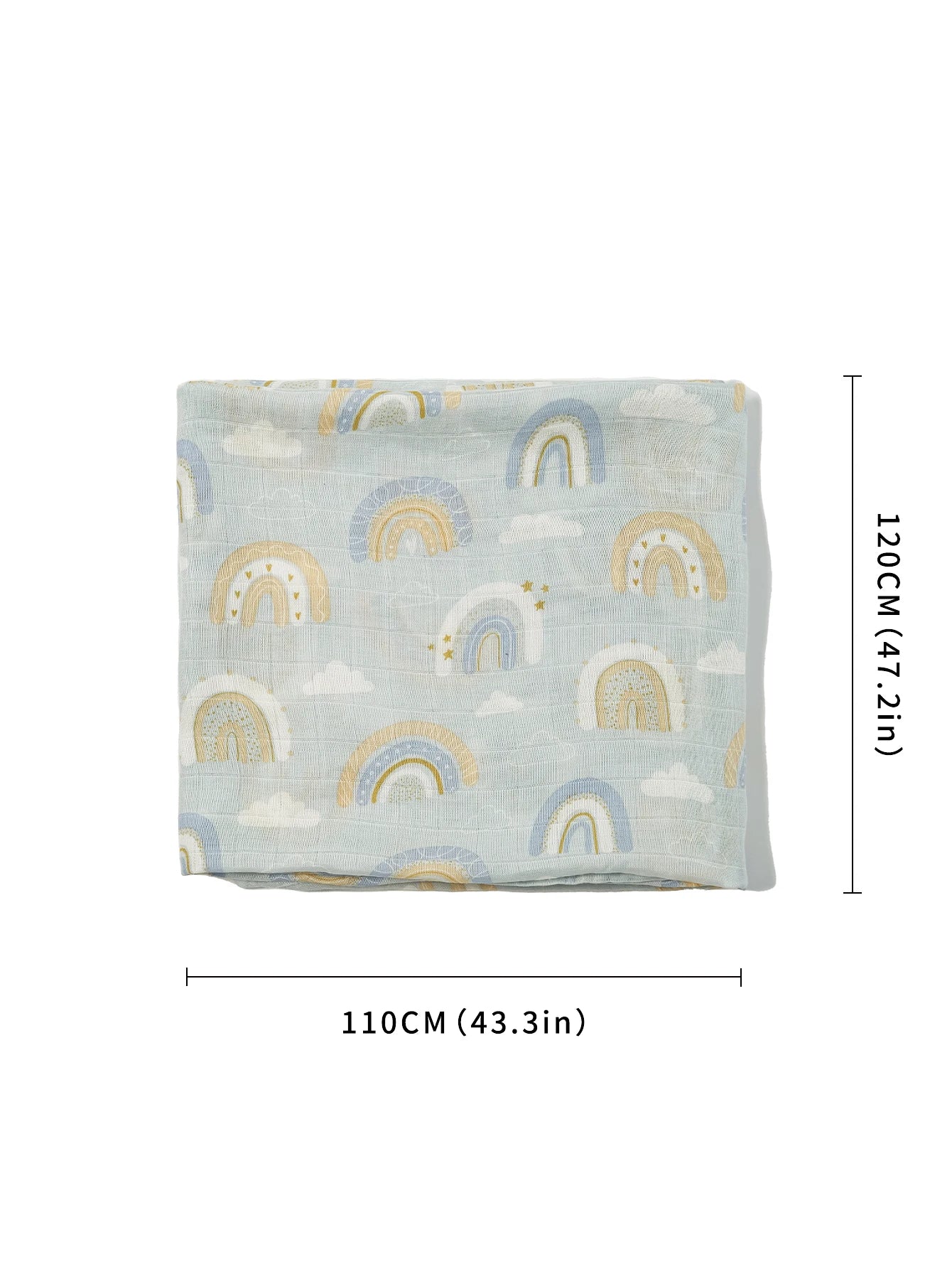 HappyFlute New 3Pcs Set 2layer Bamboo Cotton Soft Muslin SKIN-Friendly Swaddles Newborn Wrap Infant Baby Blankets