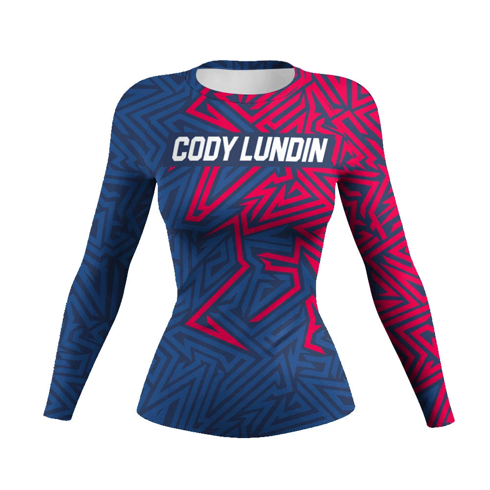 Slim Fit Tranining Women's Rash Guard Long Sleeve UV Protection Tight Fit Yoga Running Gym Fitness Sportswear Quick Dry Tops