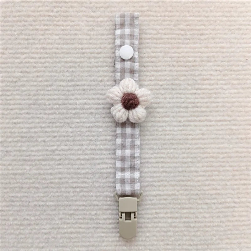 Baby Pacifier Clip Chain Cute Cartoon Bear Soother Pacifier Rope Clips Infant Feeding Strap Nipple Holder Babies Accessories