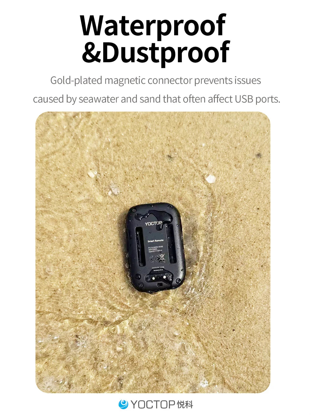 Waterproof Action Camera Bluetooth Remote Control for Insta360 X5/X4/X3/GO3S/AcePro2 Camera Controller With LCD Screen Display