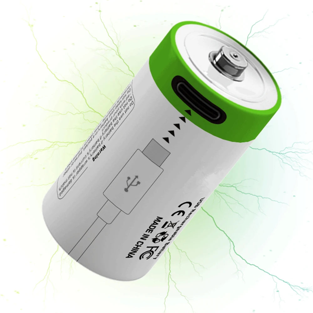1pcs/lot New 3.7V cr2 300mAh rechargeable lithium battery USB rechargeable sensor battery type-c charging cable