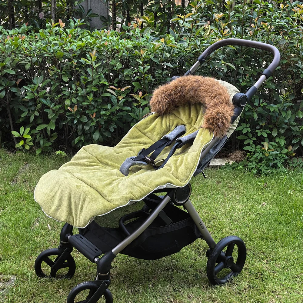 Winter Baby Stroller Footmuff 0-36 Months Windproof Warm Envelope For Universal Pram Outside Travel Baby Stroller Accessories