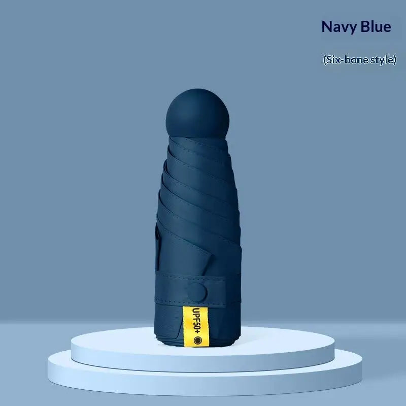 Compact Travel Mini Umbrella Uv Protection Umbrella 5 Fold Ultra Lightweight Sunshade Umbrellas Protable Manual