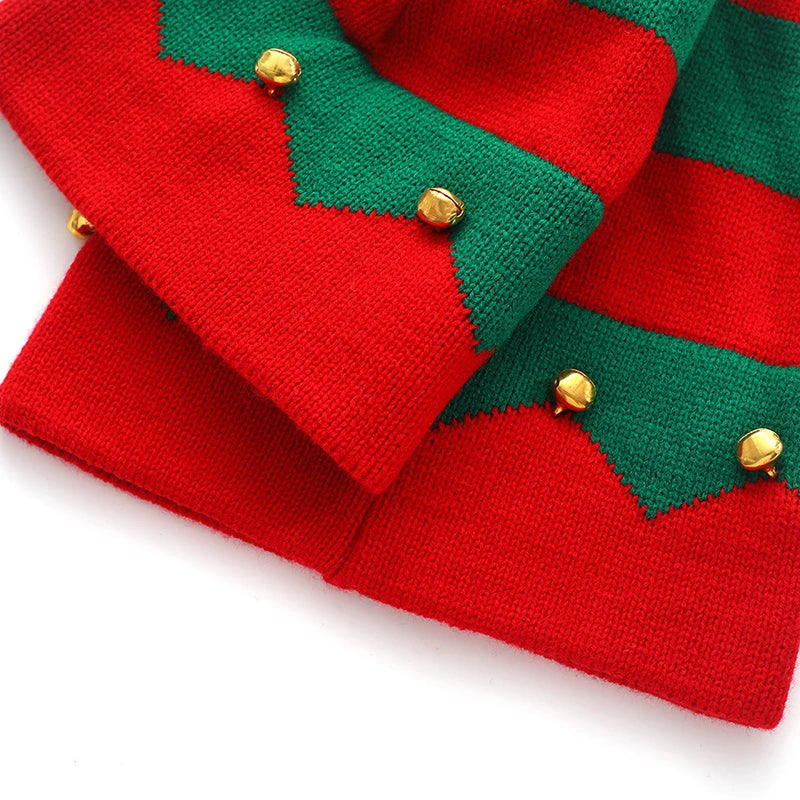 Christmas Hat for Baby Cute Cartoon Elk Santa Claus Xmas Cap Winter Warm Woolen Beanie Cap Party Hair Accessory