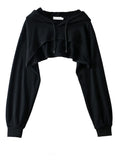 With Hat Hoodies Women Basic Design Young Korean Fashion Mujer All-match Teens Simple Cool Loose Y2k Cozy Street Wear Popular