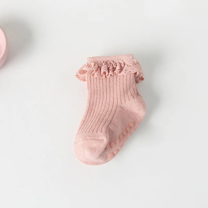 Lovely Infant Sock Cartoon Newborn Baby Socks Dispensing Glue Non-slip Cute Boys Girls Baby Socks Kids Sock Floor Socks