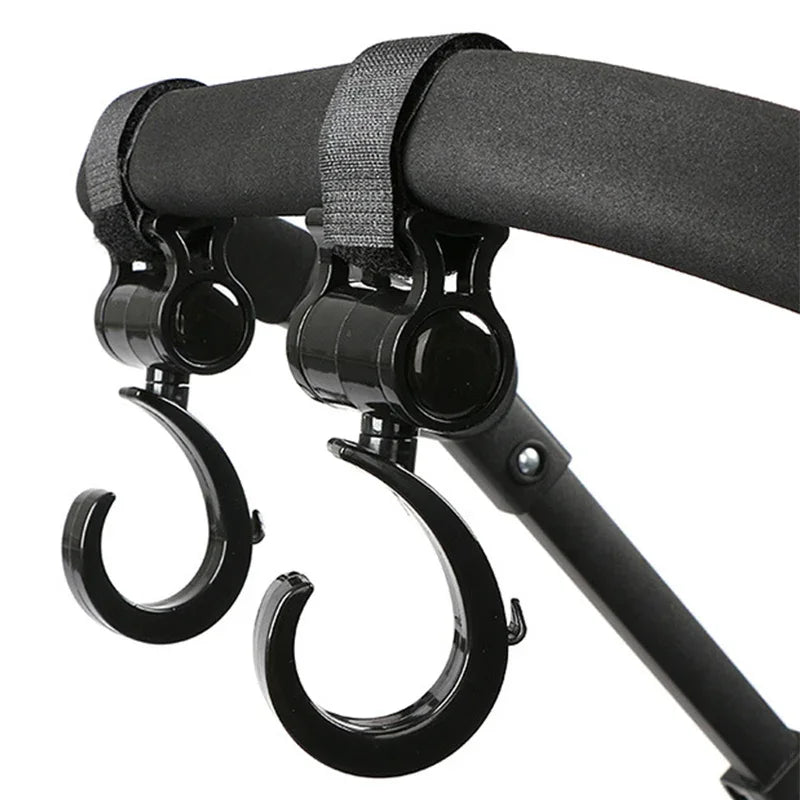 Baby Stroller Hooks plastic Buckles Clips Carabiner Multifunction Household Trolley Diaper Bag Organizer Hook Pram Hanger