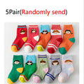 5Pai/lot New Boys' and Girls' Baby Socks  Autumn Winter Thickened Warm Socks