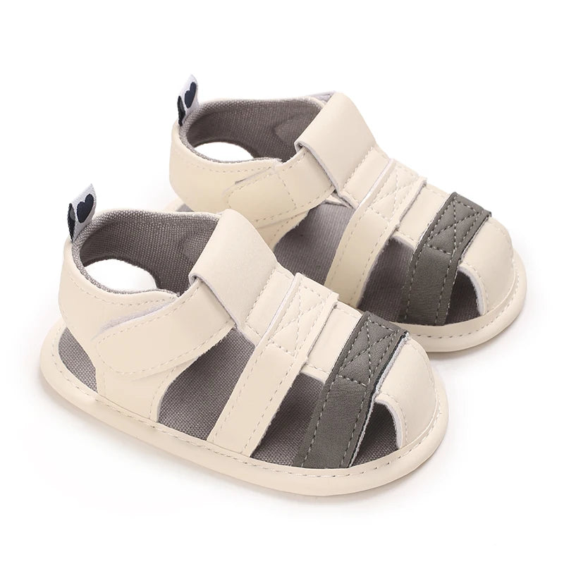 Baby Boy Cute Bear Sandals Lightweight Comfortable Indoor Outdoor First Walkers Kids Spring Summer Infant Toddler Shoes 0-18Mon