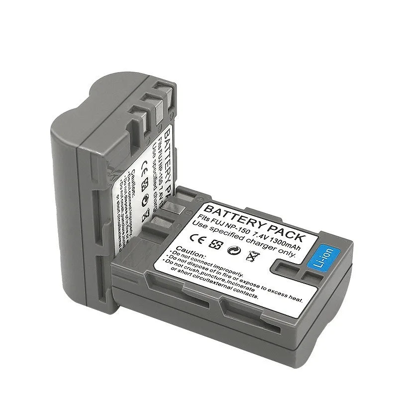 NP-150 Battery 7.4V 1300mAh Rechargeable Batteries and Charger for Fuji FinePix S5 Pro IS S5Pro Camera Battery Charger Battery