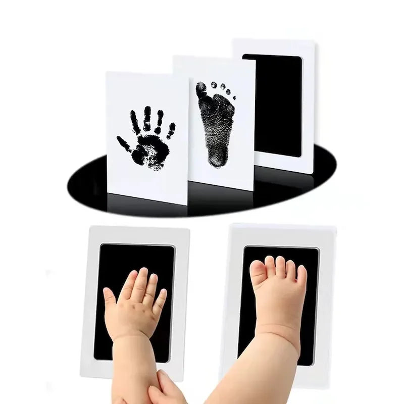 Environmental-friendly Baby Care Non-Toxic Baby Handprint Footprint Imprint Kit Baby Souvenirs Casting Newborn Footprint inkpad
