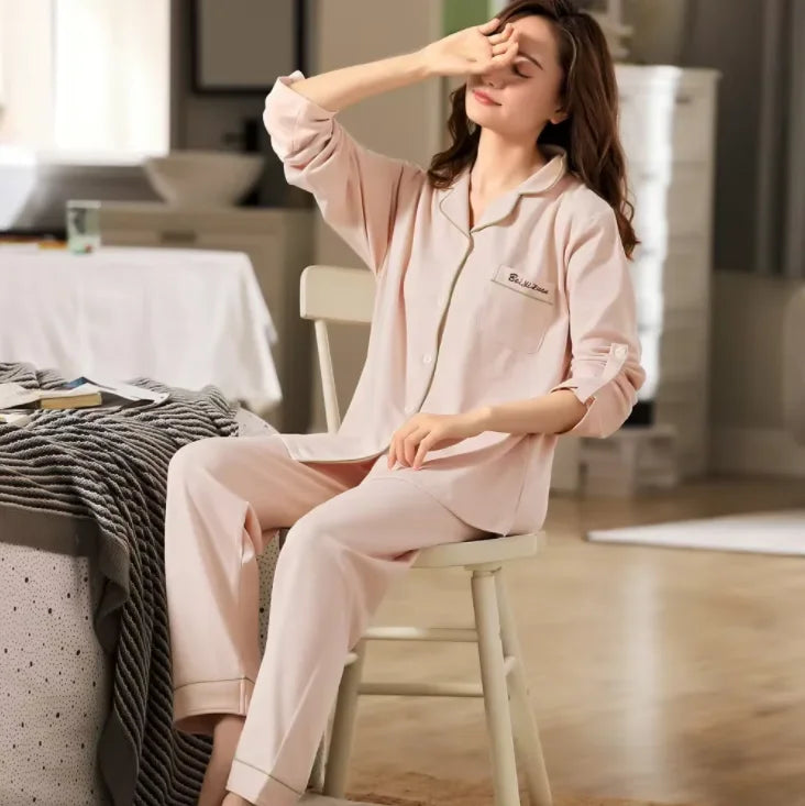 Breastfeeding Pajamas Breast Feeding Nightwear Maternity Nursing Pajama Sets Autumn Maternity Nursing Sleepwear Pregnancy Pyjama