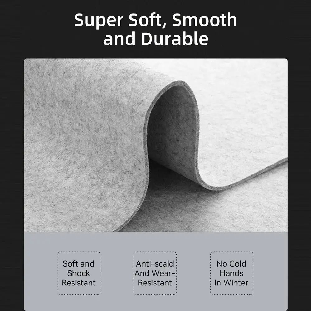 Large Wool Felt Mouse Pad Home Office Computer Desk Protector Laptop Table Mat Non-slip Keyboard Mice Mat Gaming Accessories