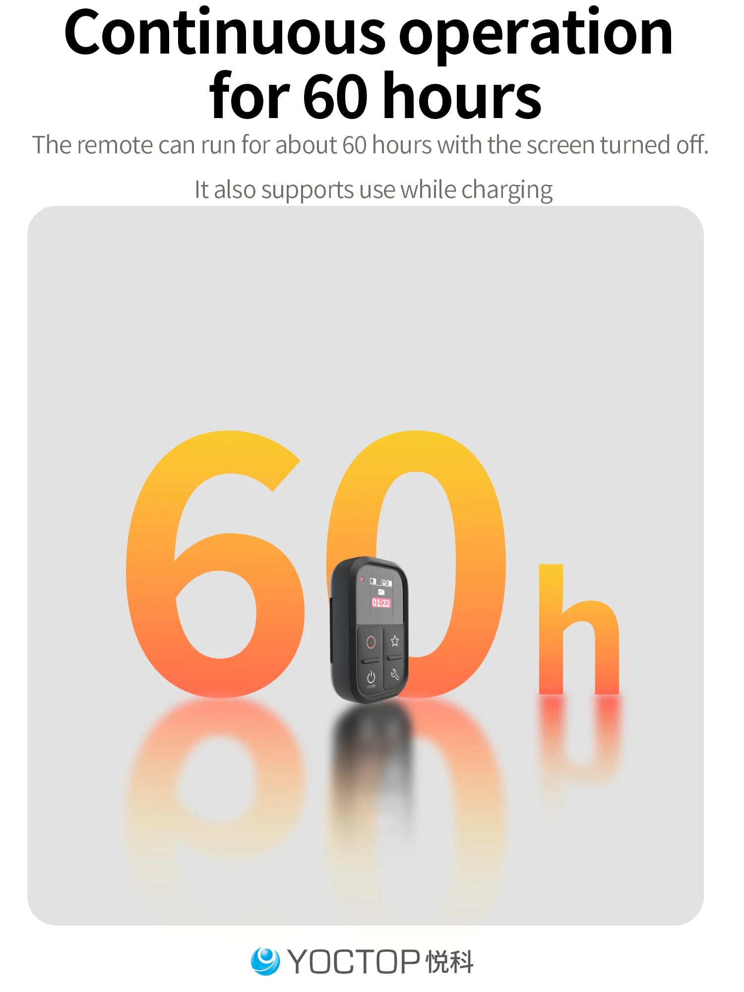 Action Camera Waterproof Bluetooth Remote Control for DJI Action 6/4/5 Pro/OSMO 360X3/X4/X5Go3/Go3s/ With LCD Screen Display
