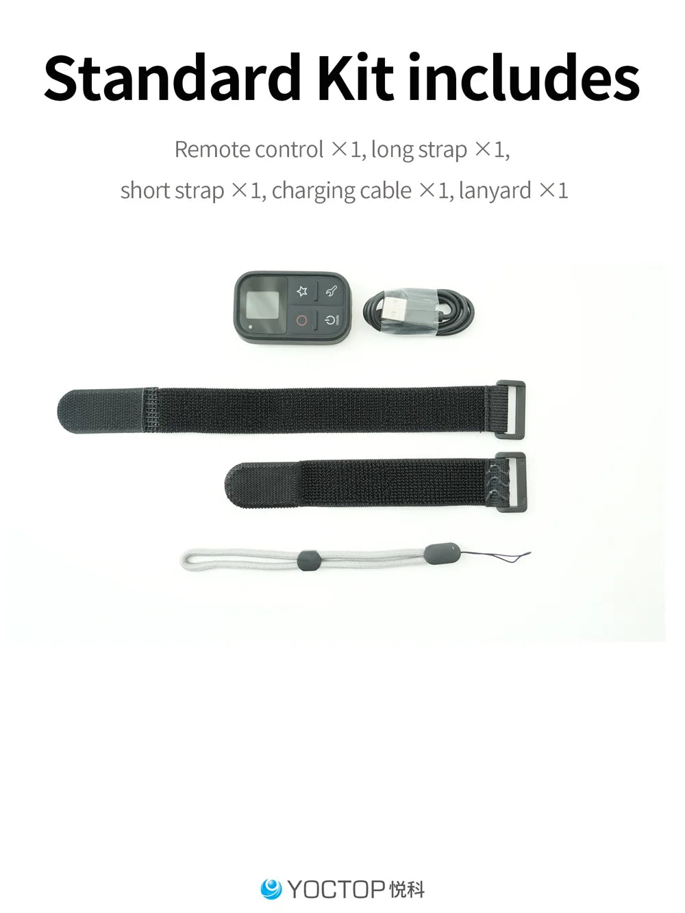 Waterproof Action Camera Bluetooth Remote Control for Insta360 X5/X4/X3/GO3S/AcePro2 Camera Controller With LCD Screen Display