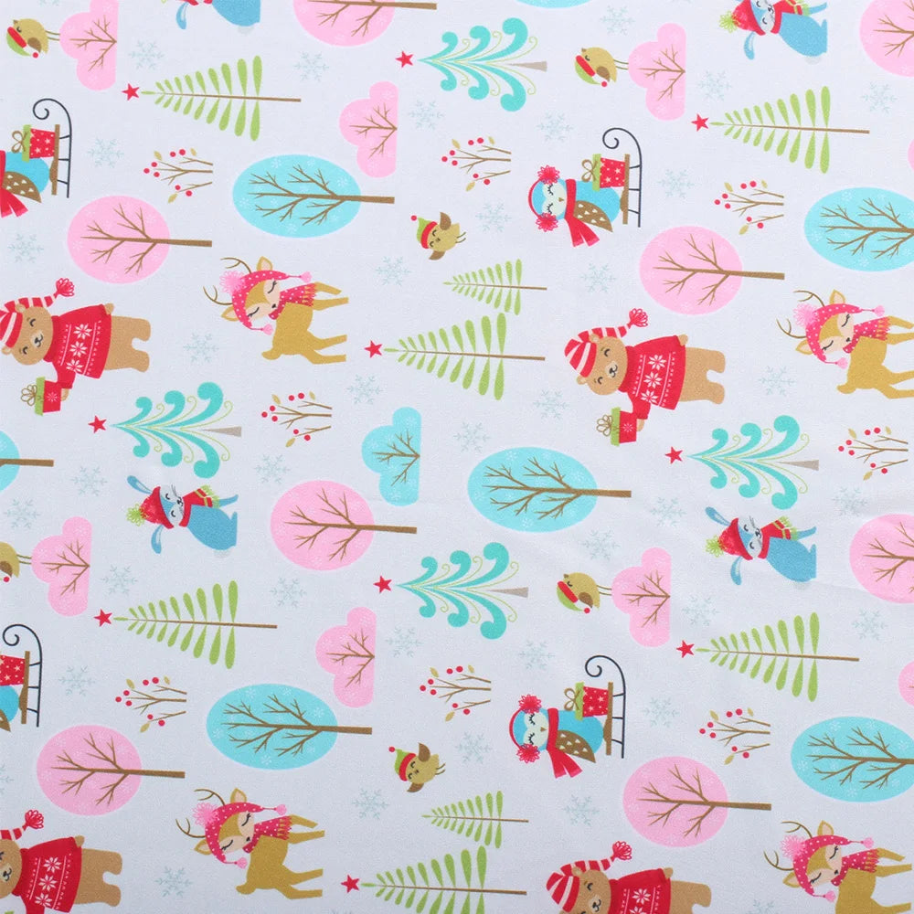 Washable Waterproof TPU Handmade Polyester Fabric Printed PUL Material for High Quality Cloth Diaper Menstrual Pads Diaper Bags