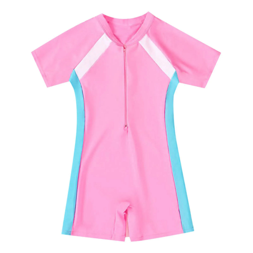 Girls And Boys 1 Piece Swimsuit Kid Water Sport Short Swimsuit Bathing Suits Boys Swimming Set 4t