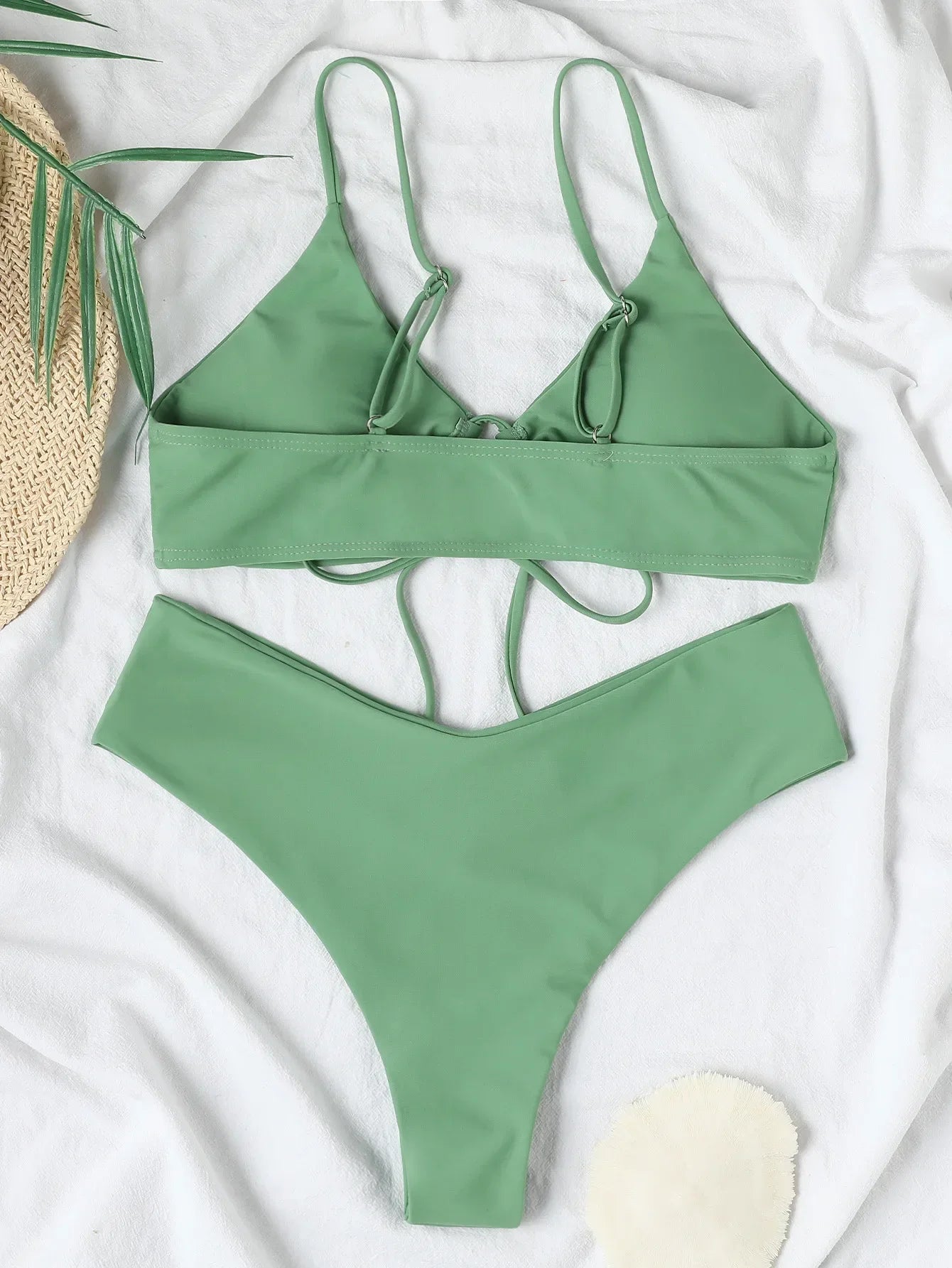 Sexy Summer Swimwear Thong Bikini 2026 Women Lace-up Swimsuits Swimming Bathing Suit Brazilian Bikinis Set Mujer Biquini