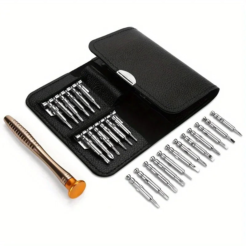 25 in 1 Mini Precision Screwdriver Magnetic Set Electronic Torx Screwdriver Opening Repair Tools Kit For iPhone Camera Watch PC