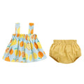 Summer Newborn Baby Clothes For Girls Boys Set Print Thin Mini Dress And PP Shorts 2Pcs Set Infant Baby Clothing Outfit 6-24M