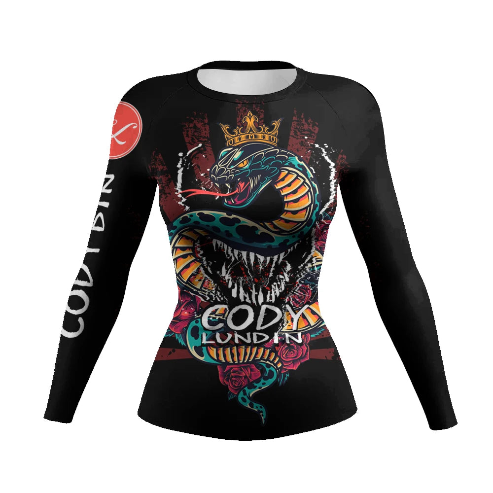 Slim Fit Tranining Women's Rash Guard Long Sleeve UV Protection Tight Fit Yoga Running Gym Fitness Sportswear Quick Dry Tops