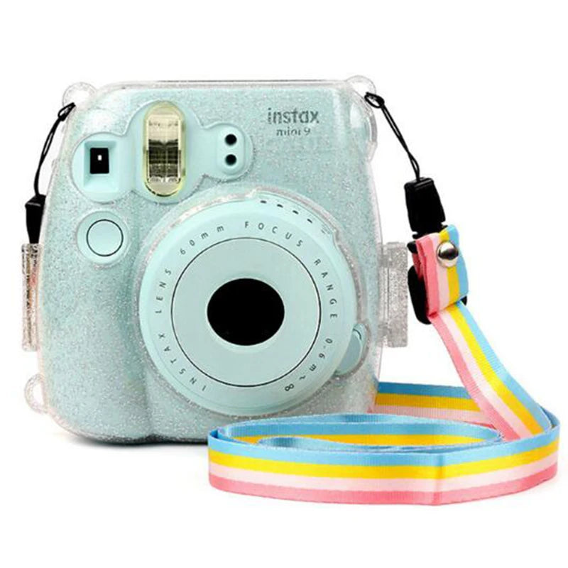 Fujifilm Instax Mini 8 /8+ 9 Film Instant Camera Clear Hard Case Bag Cover Shell