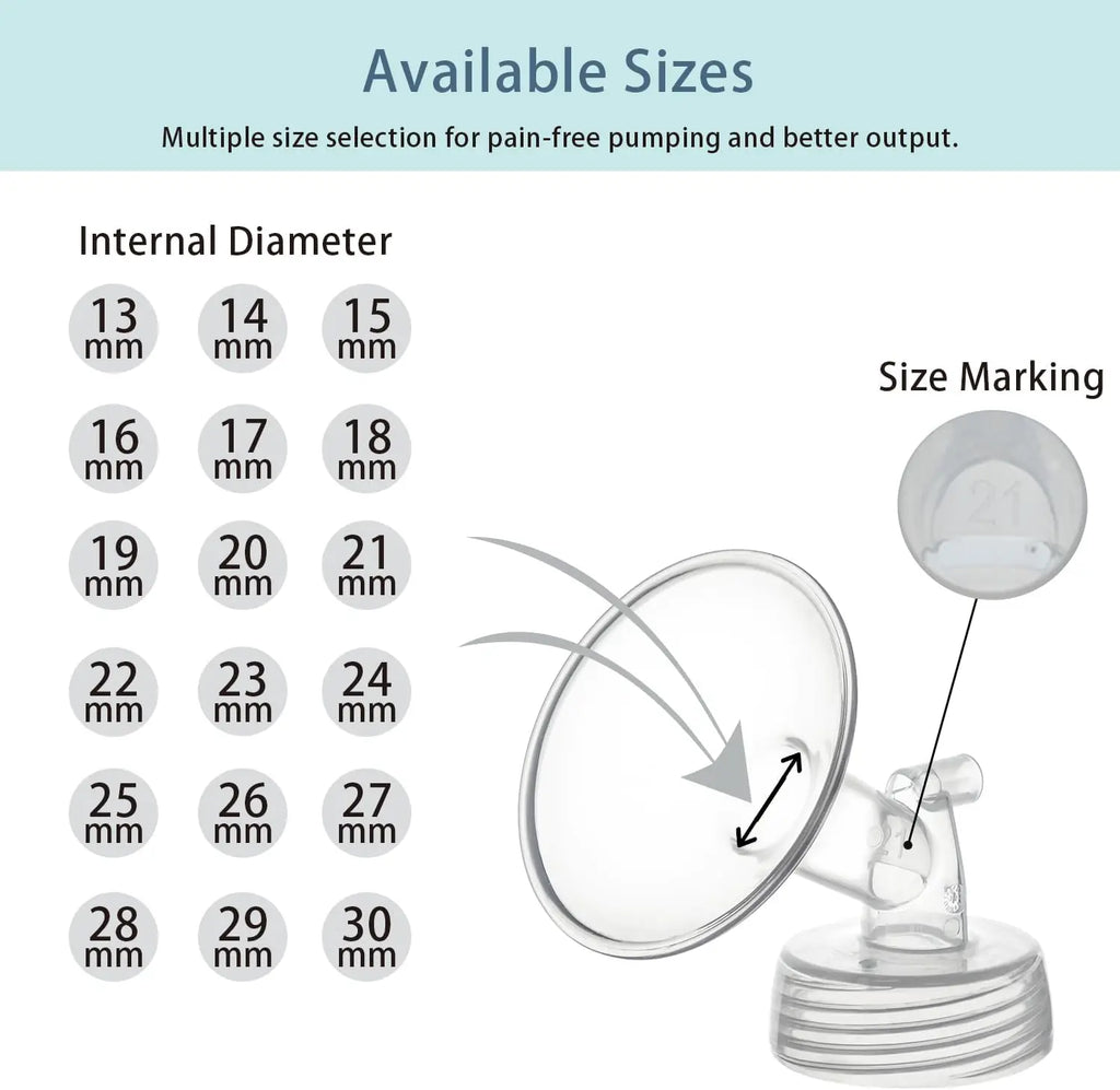 Flange Compatible with Spectra S1 S2 9 Plus Synergy Gold Breastpump Replacement to Spectra Pump Parts and Spectra Flange /Shield