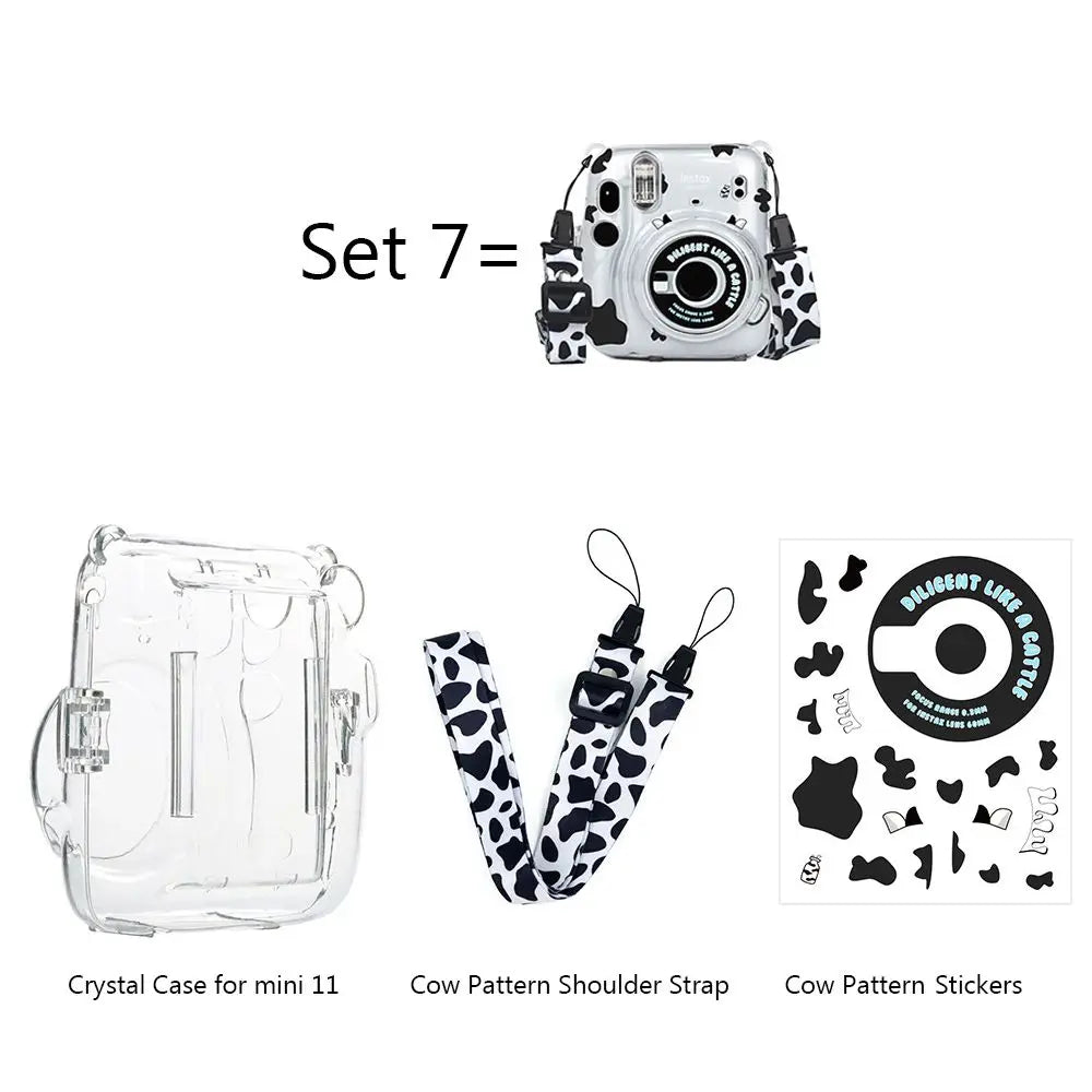 Shockproof Transparent Sticker Photo Bag Camera Cover Protective Shell Storage Case For Fujifilm Instax Mini 11