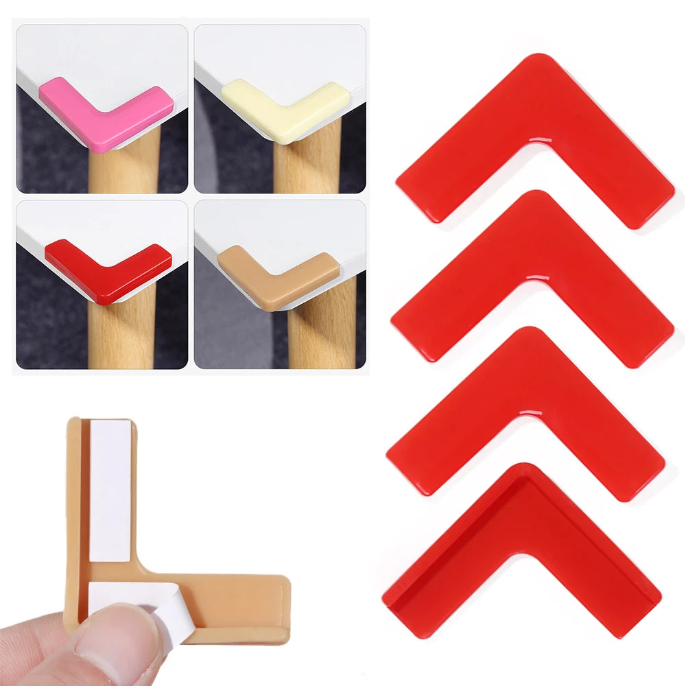 4pcs Silicone Safety Window Head Protection Corner Edge Corner Protection Sleeve Aluminum Steel Child Window Anti-collision