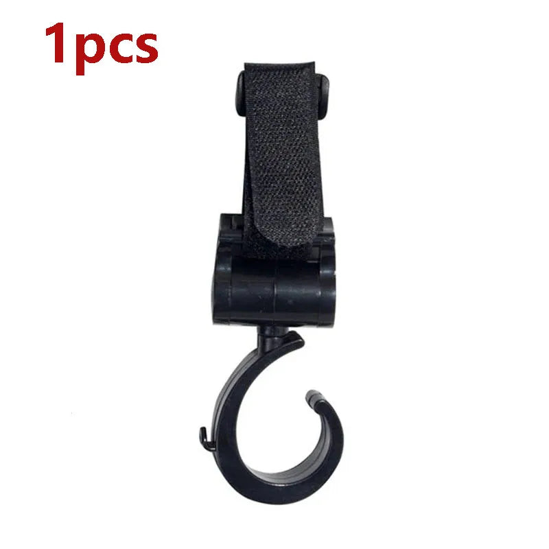 Baby Stroller Hooks plastic Buckles Clips Carabiner Multifunction Household Trolley Diaper Bag Organizer Hook Pram Hanger