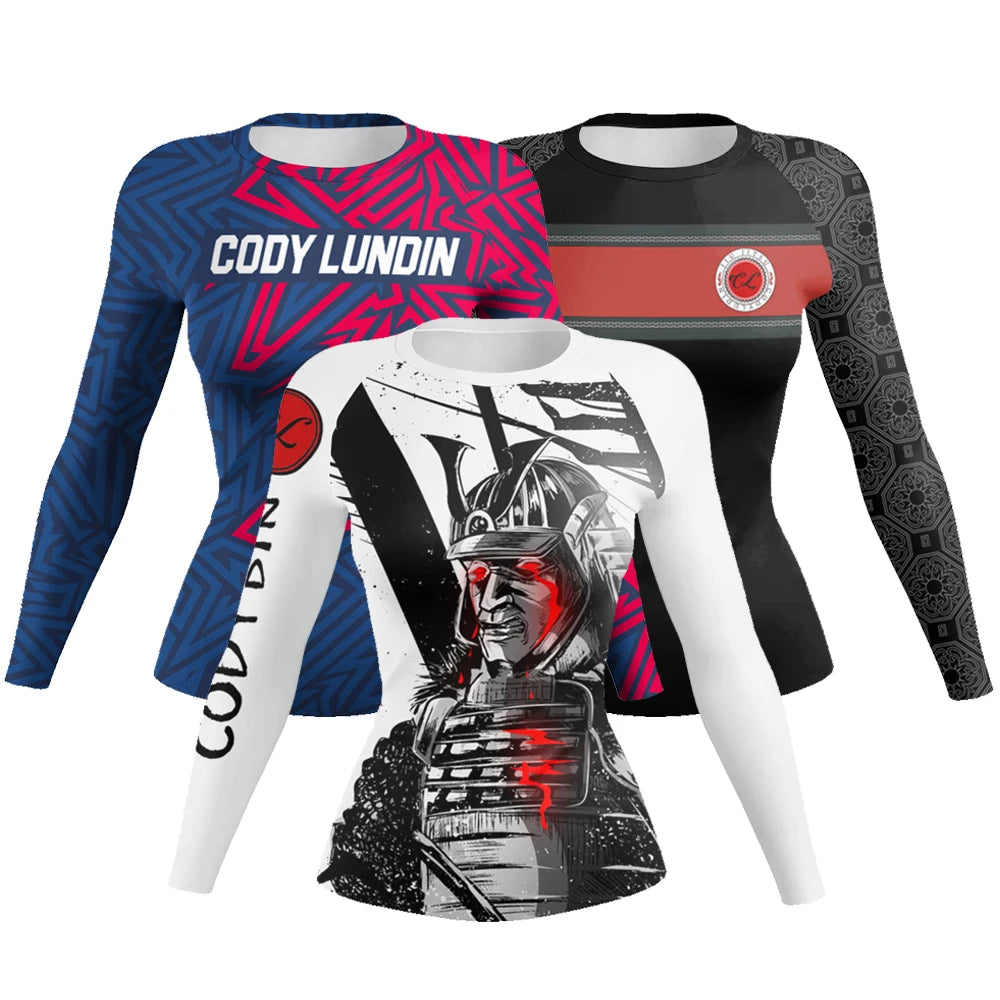 Slim Fit Tranining Women's Rash Guard Long Sleeve UV Protection Tight Fit Yoga Running Gym Fitness Sportswear Quick Dry Tops