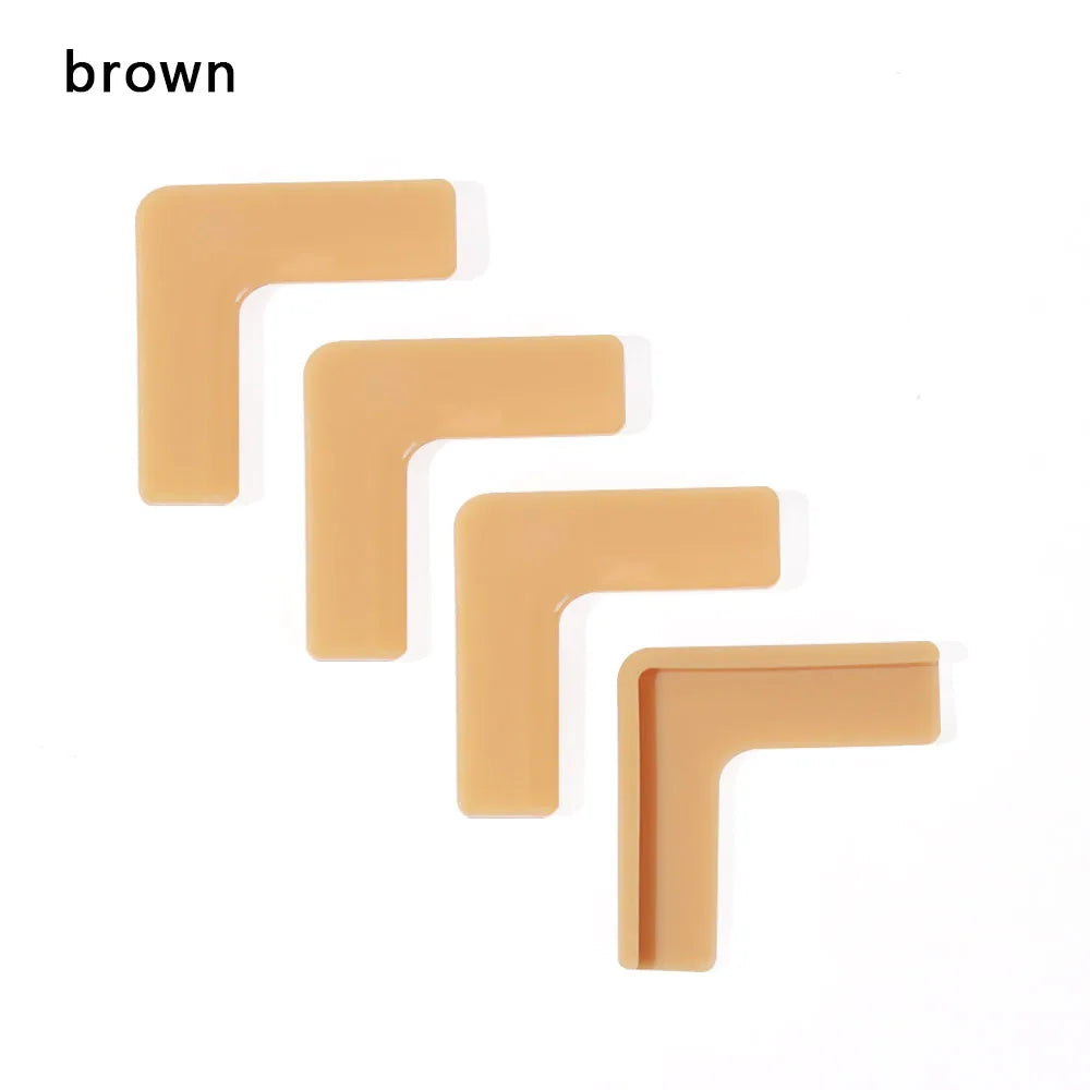 4pcs Silicone Safety Window Head Protection Corner Edge Corner Protection Sleeve Aluminum Steel Child Window Anti-collision